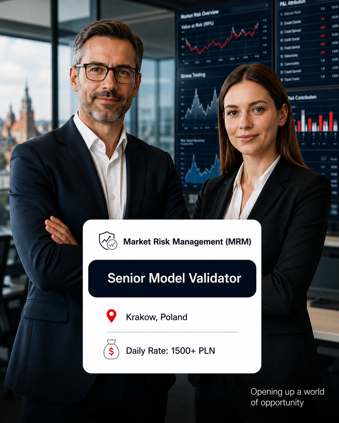 Belvedere International Facebook ad: Senior Model Validator - Market Risk