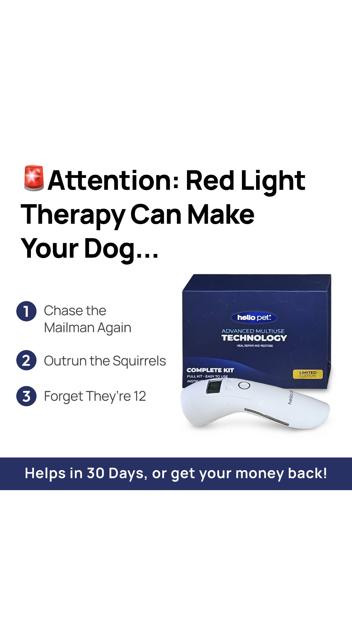 Helio Pet Facebook ad
