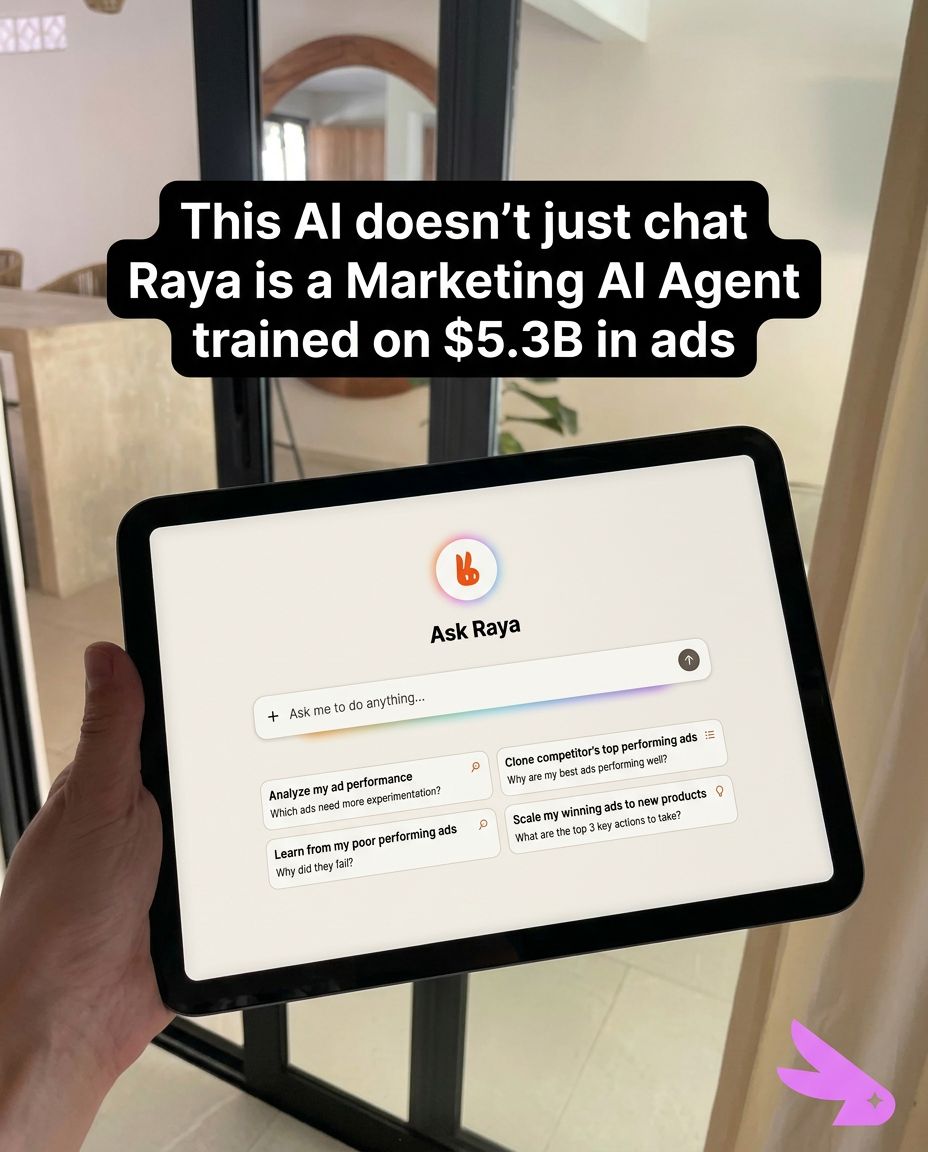 Northstar lab Facebook ad: Say hi to Raya