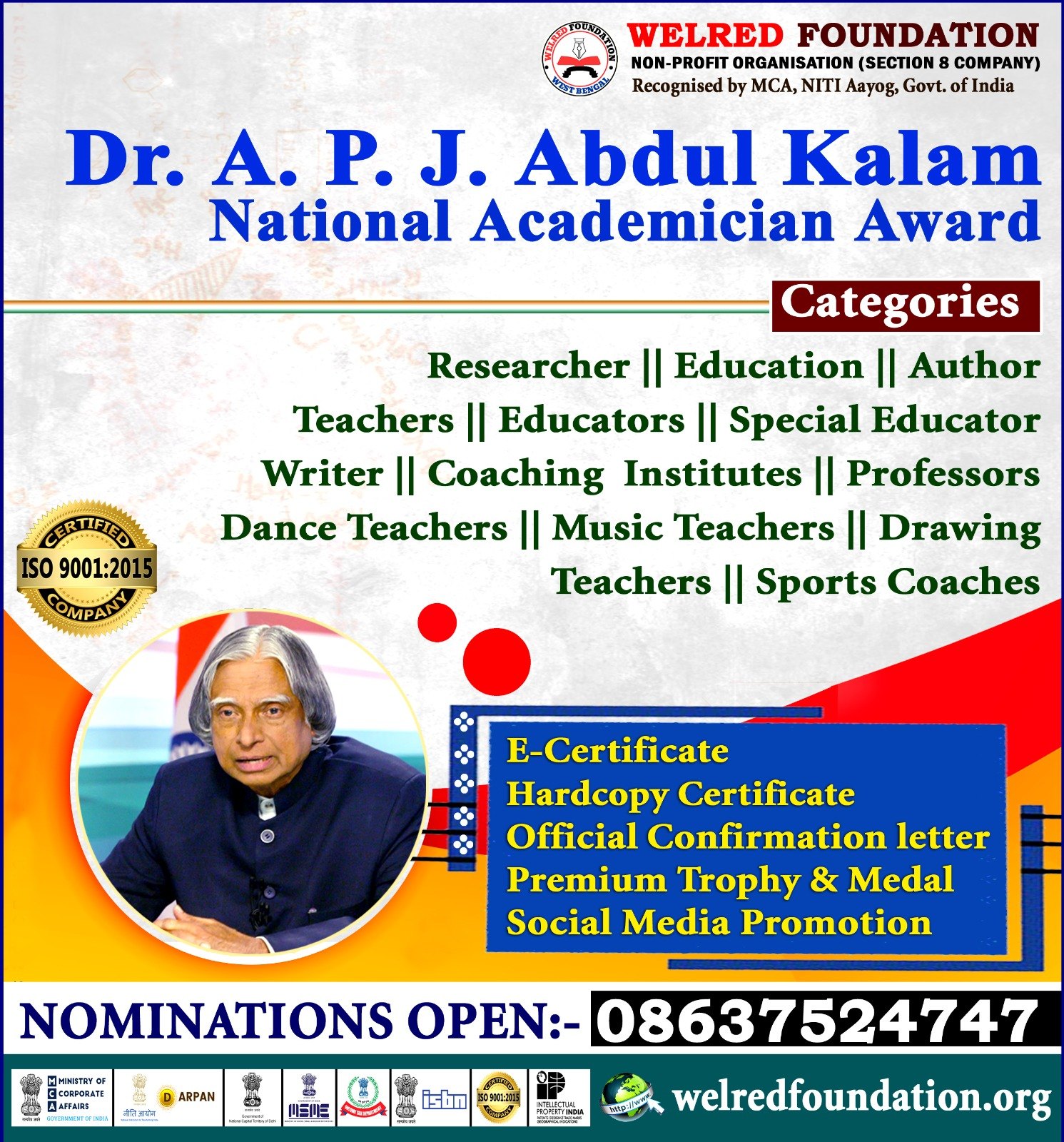 WELRED Foundation Facebook ad: Nomination From