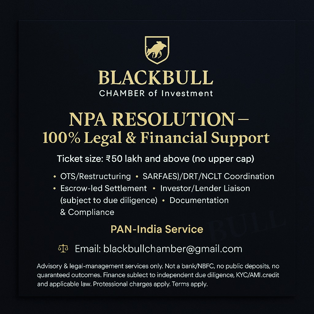 blackbullgroup2024 Facebook ad: Facing NPAs or stressed exposures?