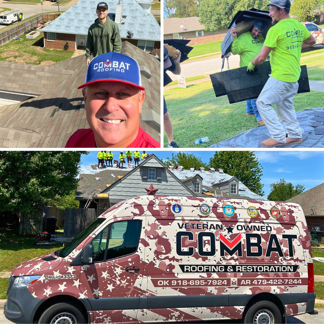 Combat Roofing Facebook ad