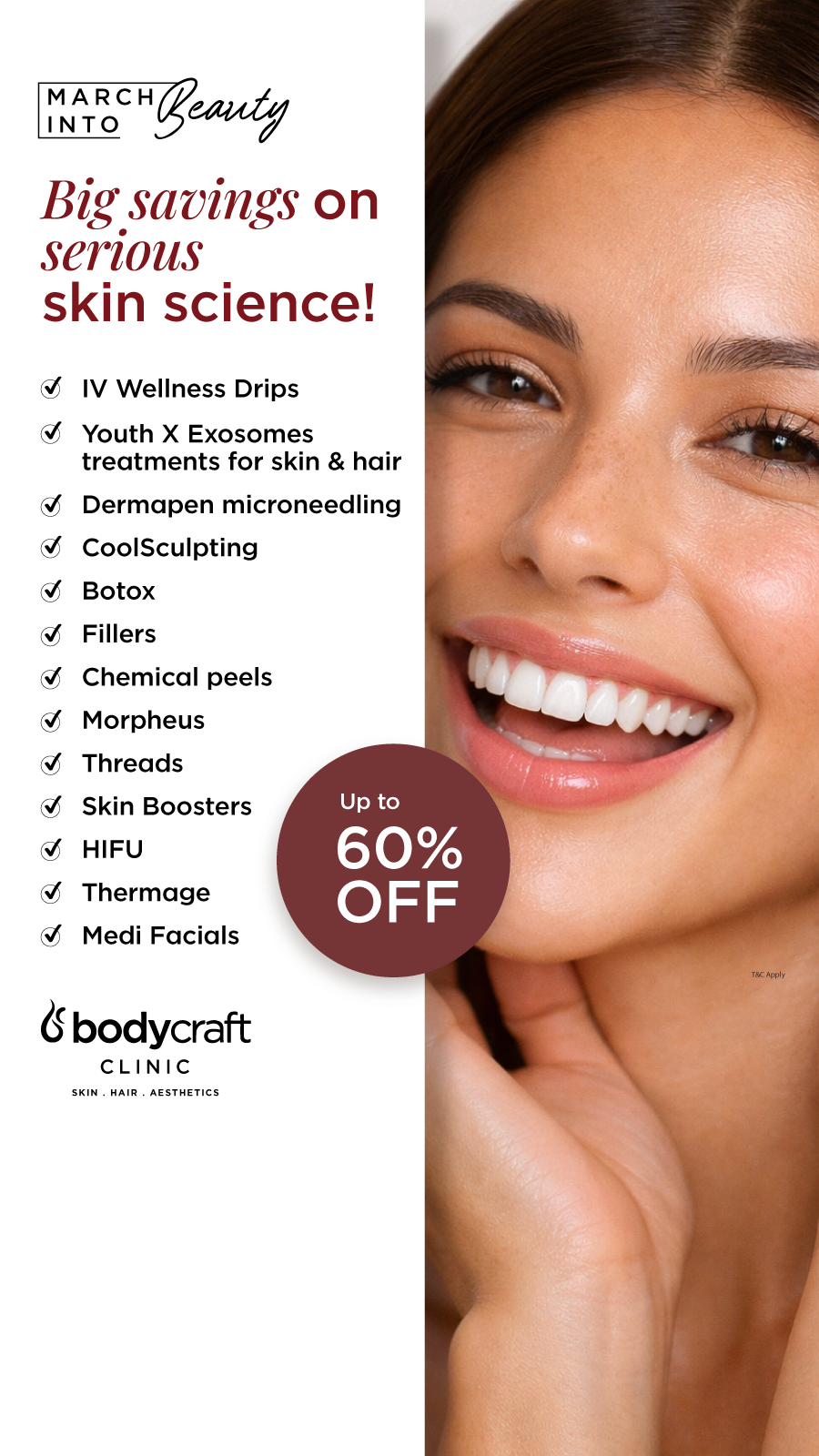 Bodycraft Clinic Facebook ad
