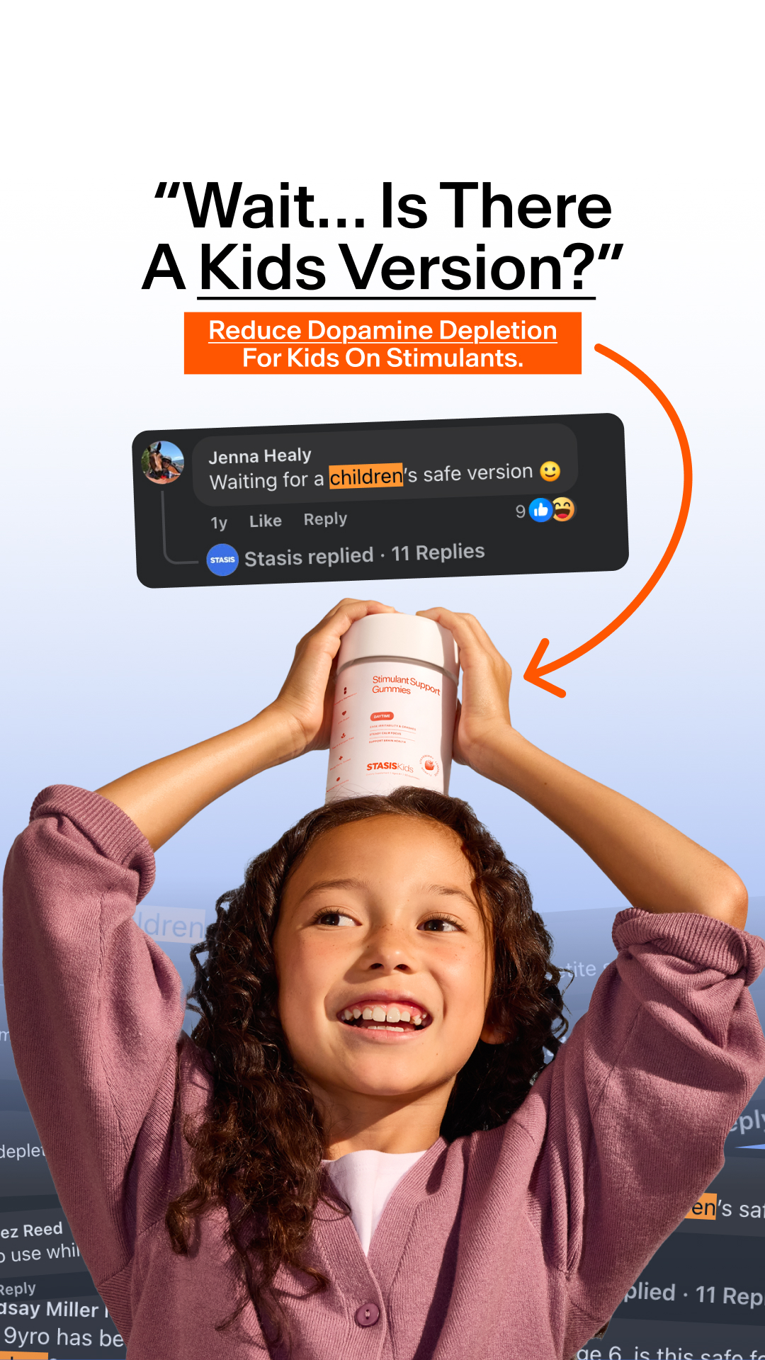 Stasis Kids Facebook ad