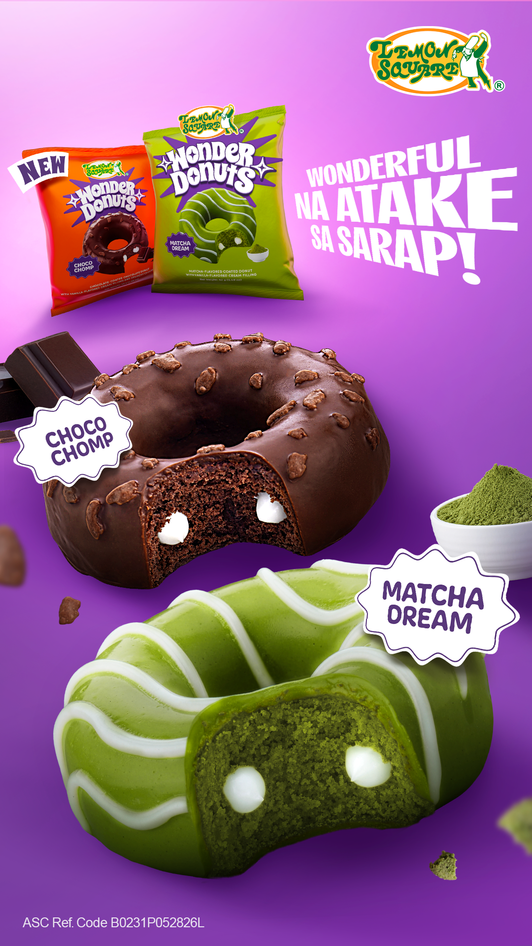 Lemon Square Facebook ad: Wonderful! Atake! Sarap!