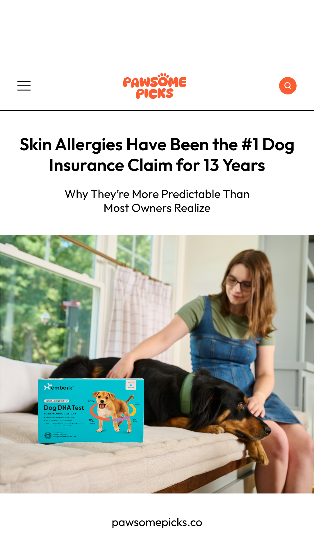 Pawsome Picks Facebook ad