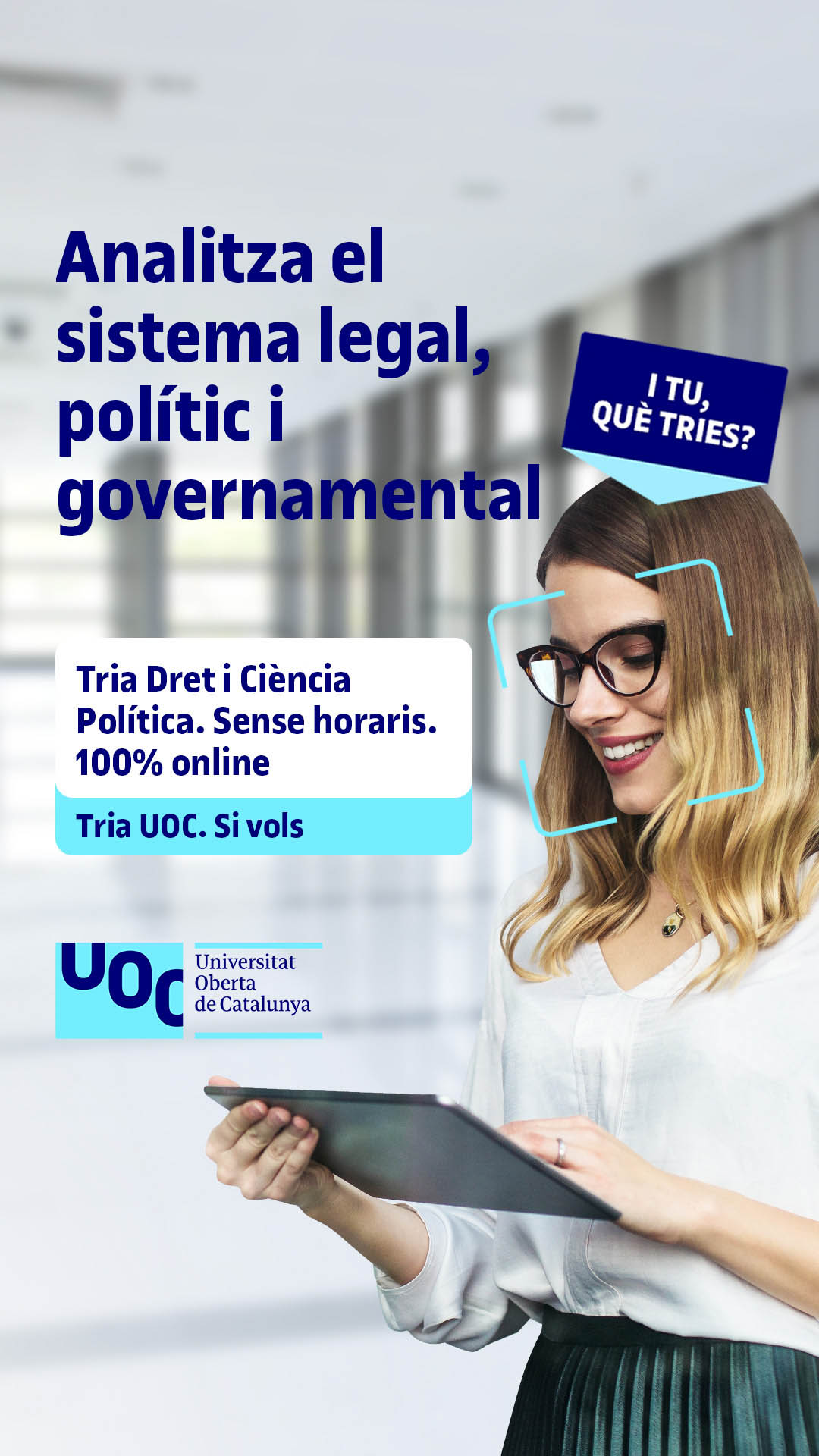 Universitat Oberta de Catalunya (UOC) Facebook ad