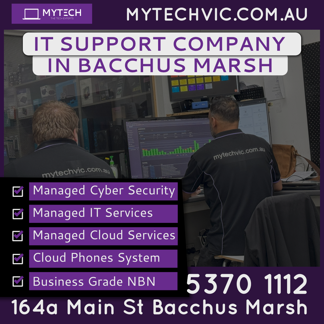 MyTech Computers Facebook ad: MyTech Computer’s IT Support - Your Tech Lifeline!