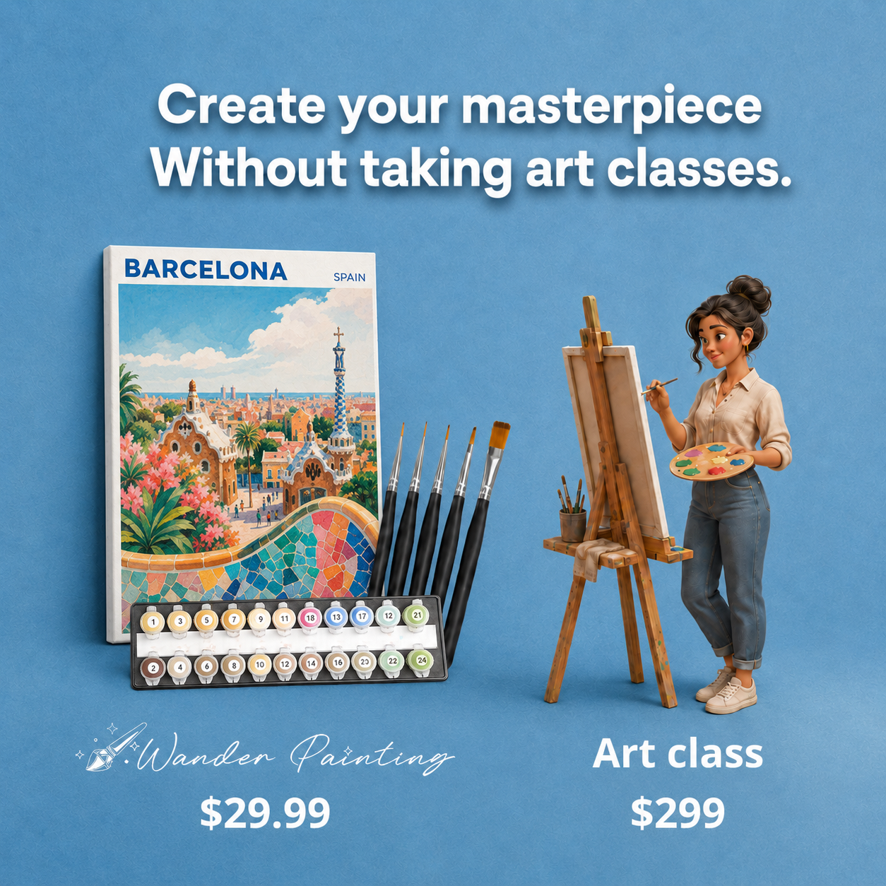 Wander Painting - Discover DIY Art Facebook ad