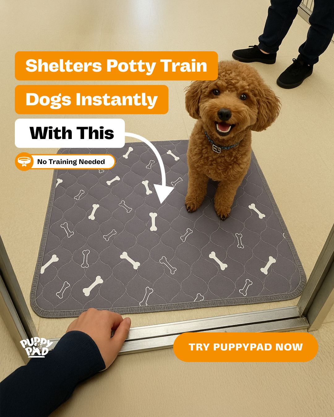 PuppyPad Facebook ad
