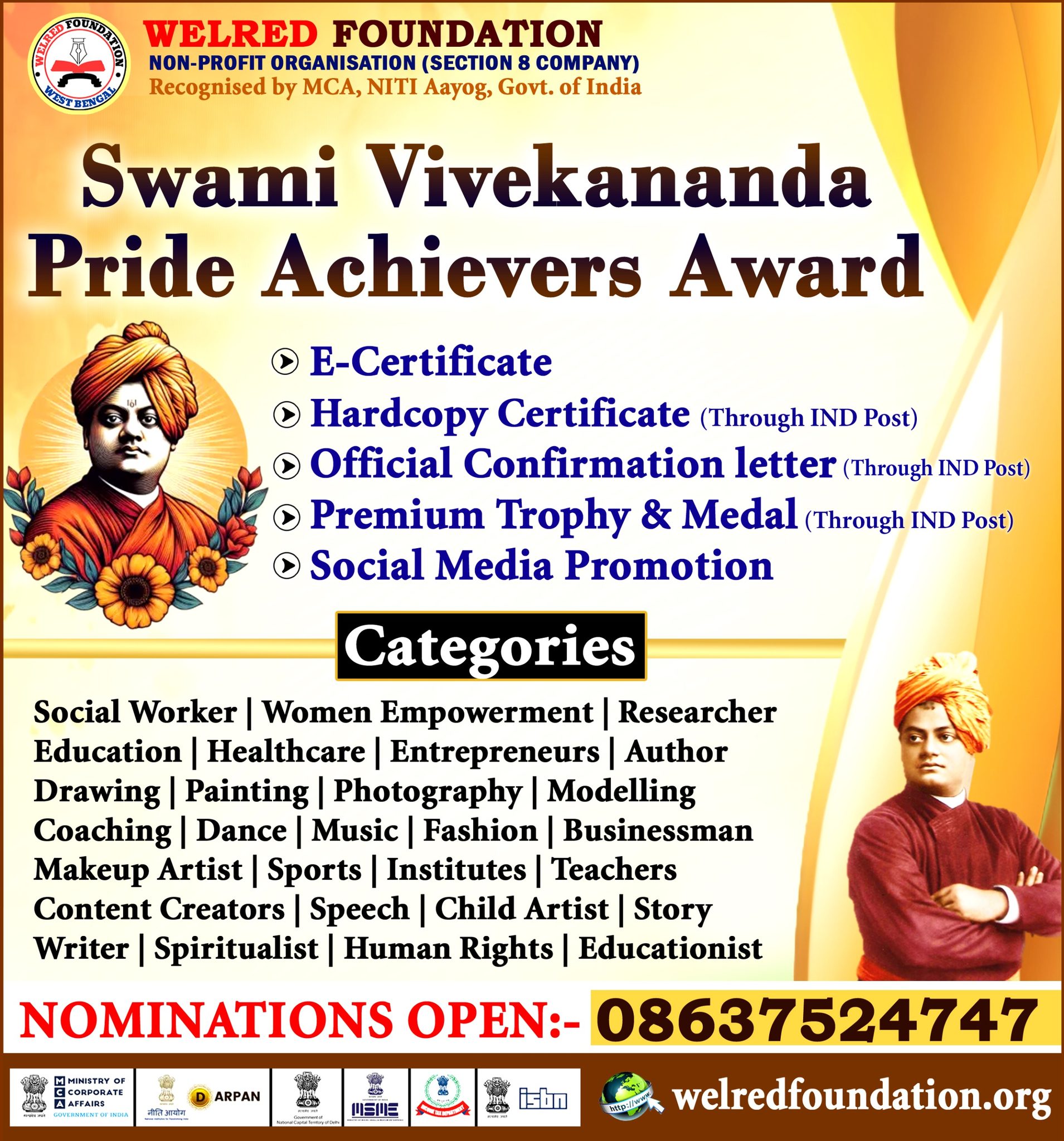 WELRED Foundation Facebook ad from Sep 14, 2026