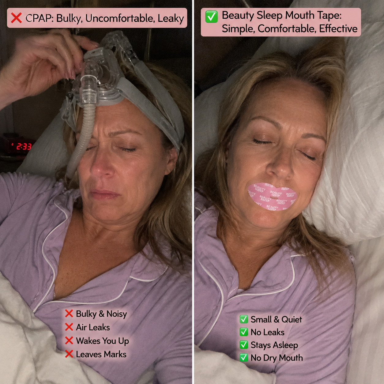 Beauty Sleep Facebook ad