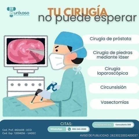 Urólogo en Cancún / Dr. Carlos Alberto Ruiz Facebook ad: Dr. Carlos Alberto Ruiz Larios - Lee las opiniones y…