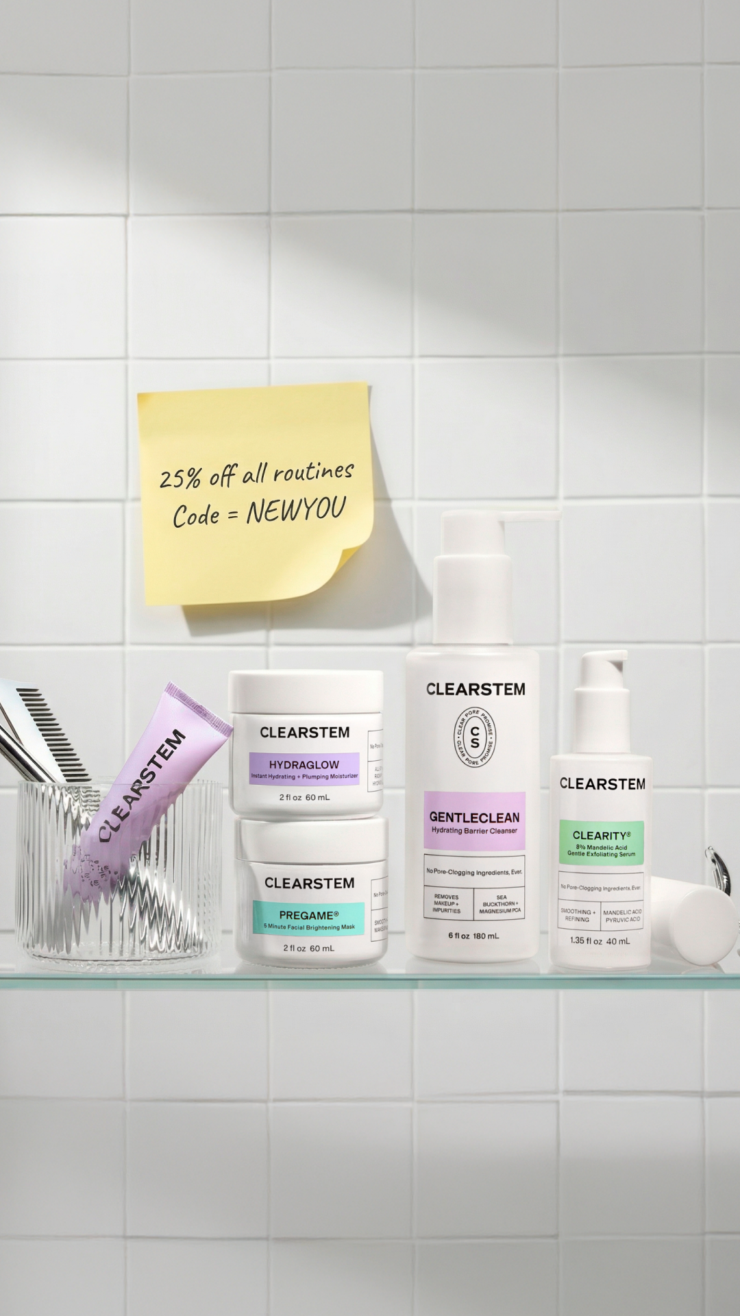 CLEARSTEM Skincare Facebook ad