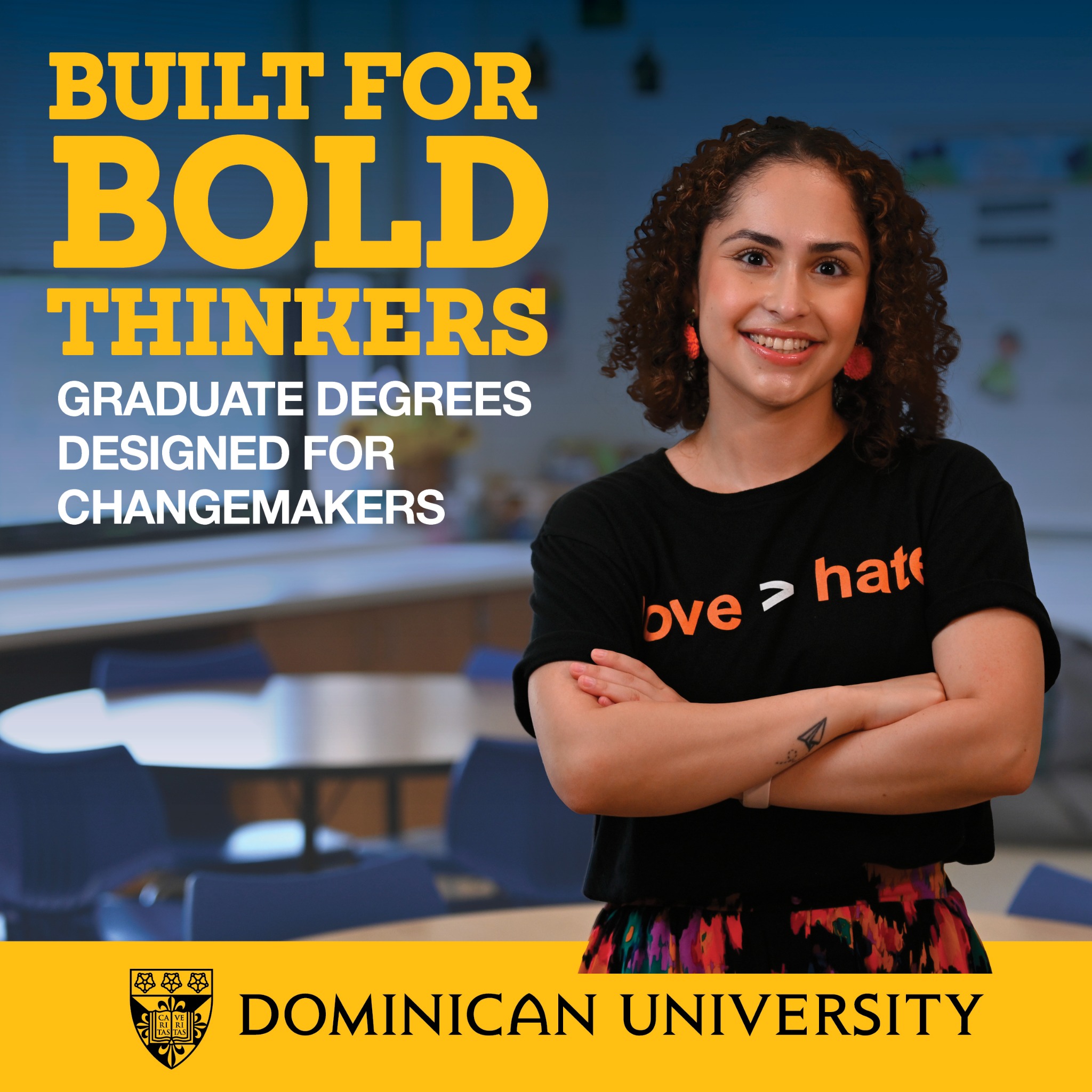 Dominican University Facebook ad from Feb 4, 2026