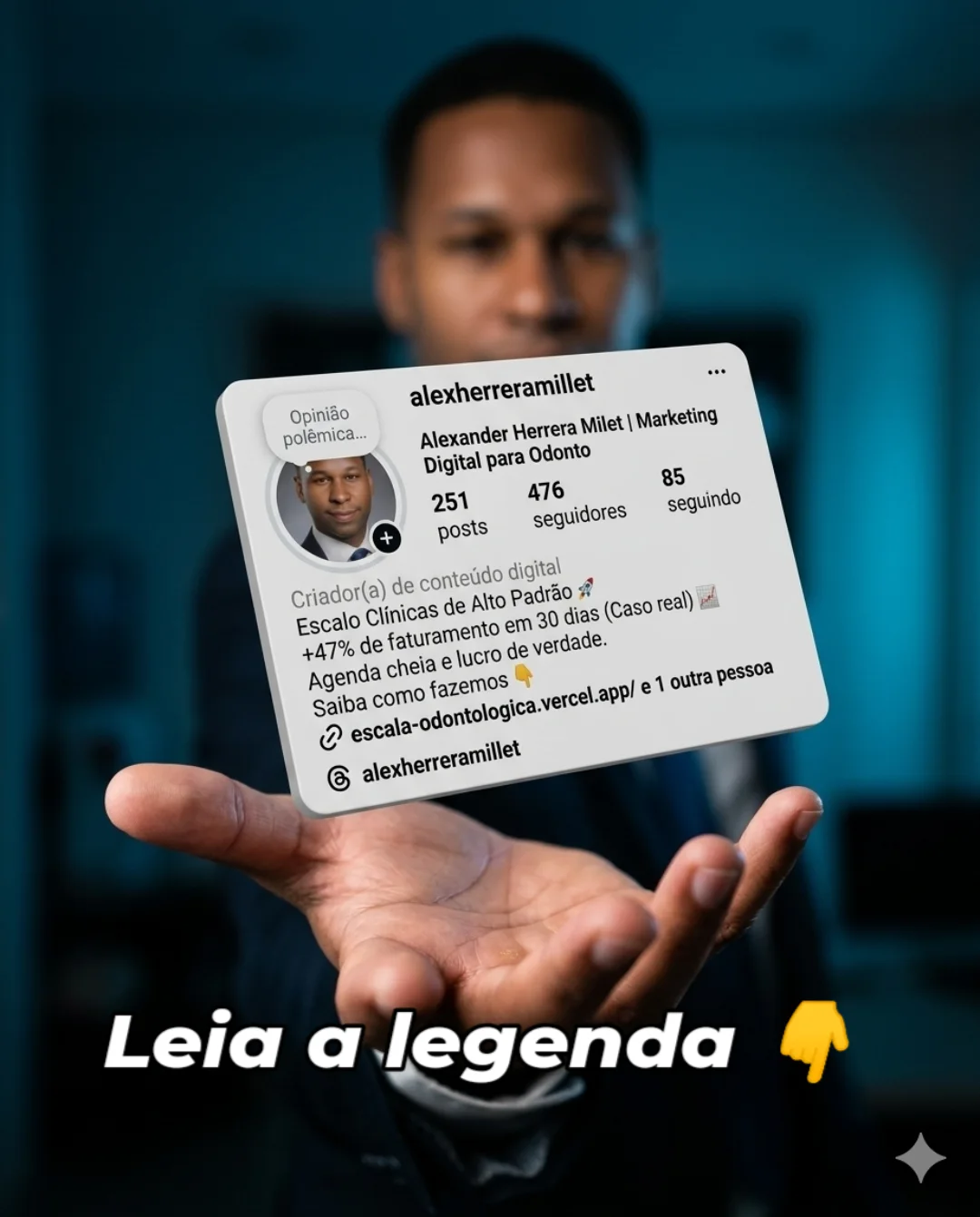 CrescePro - Marketing para Clínicas Odontológicas Facebook ad: Dentista, cansado de postar e não atrair…