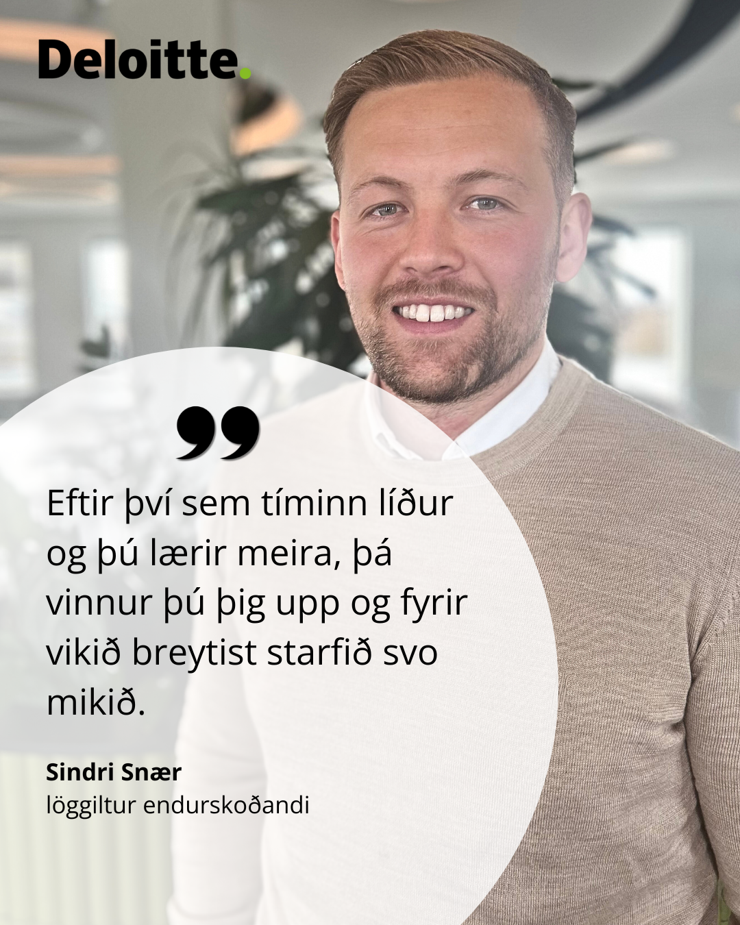 Deloitte Facebook ad