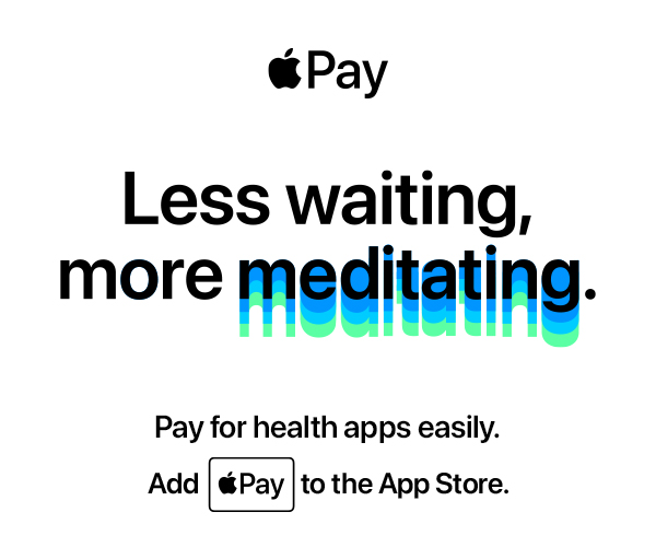 Apple Pay Facebook ad: Pay for health apps easily, with Apple Pay.
