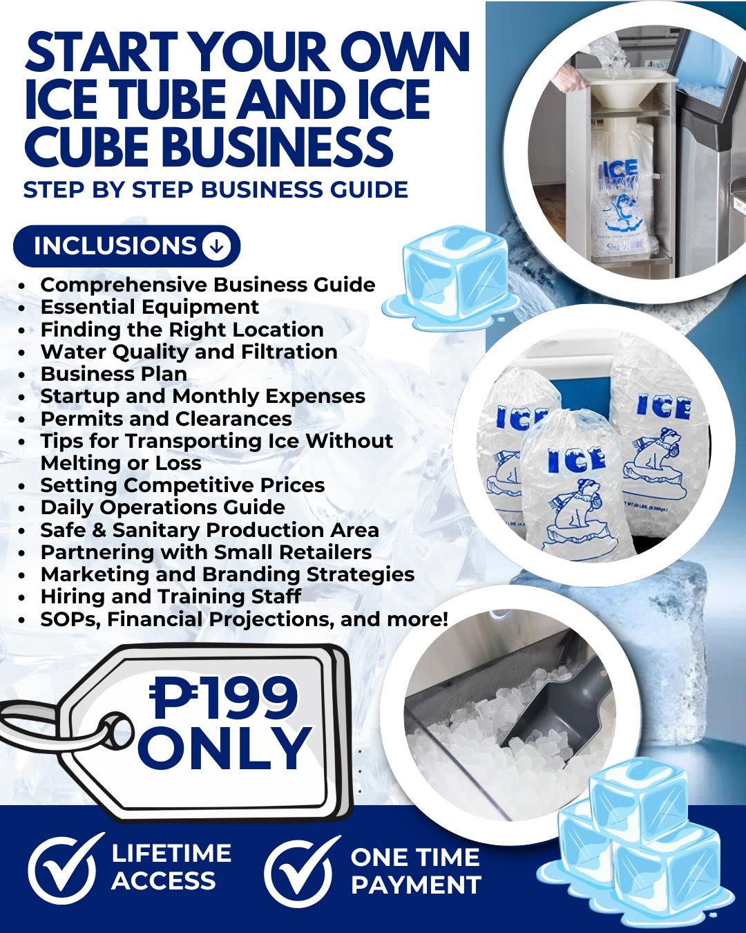 Ice Tube Business PH Facebook ad