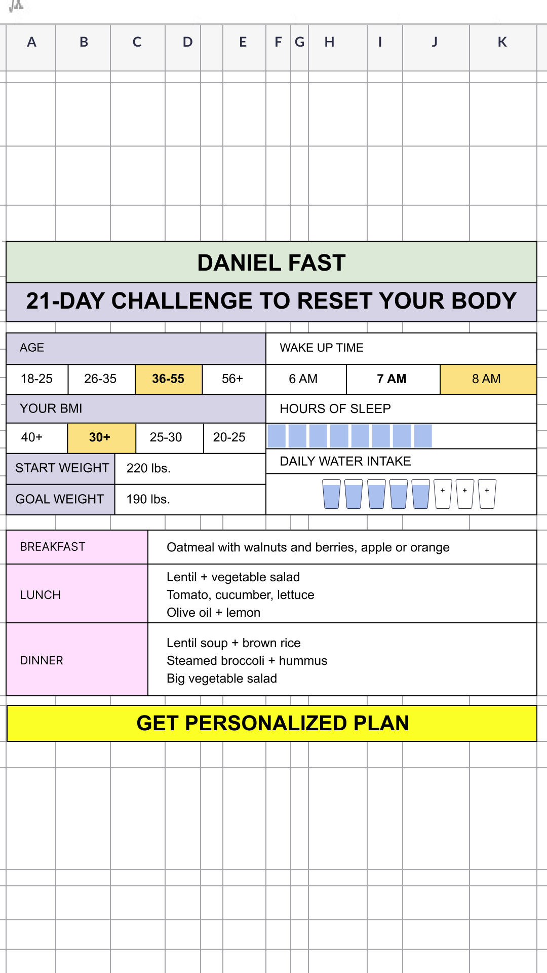 Simple Fasting App Facebook ad