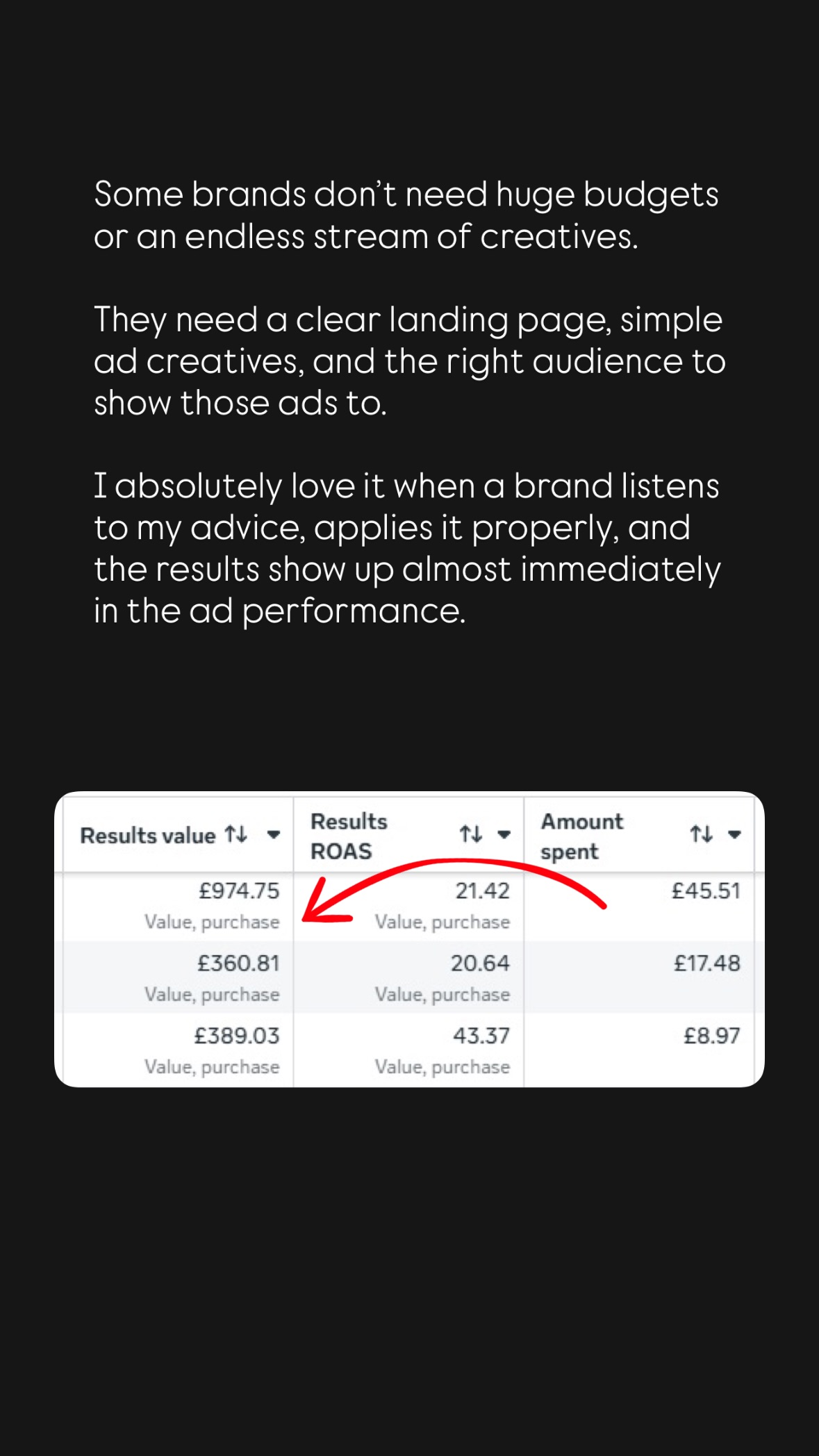 Secret Insta Club Facebook ad