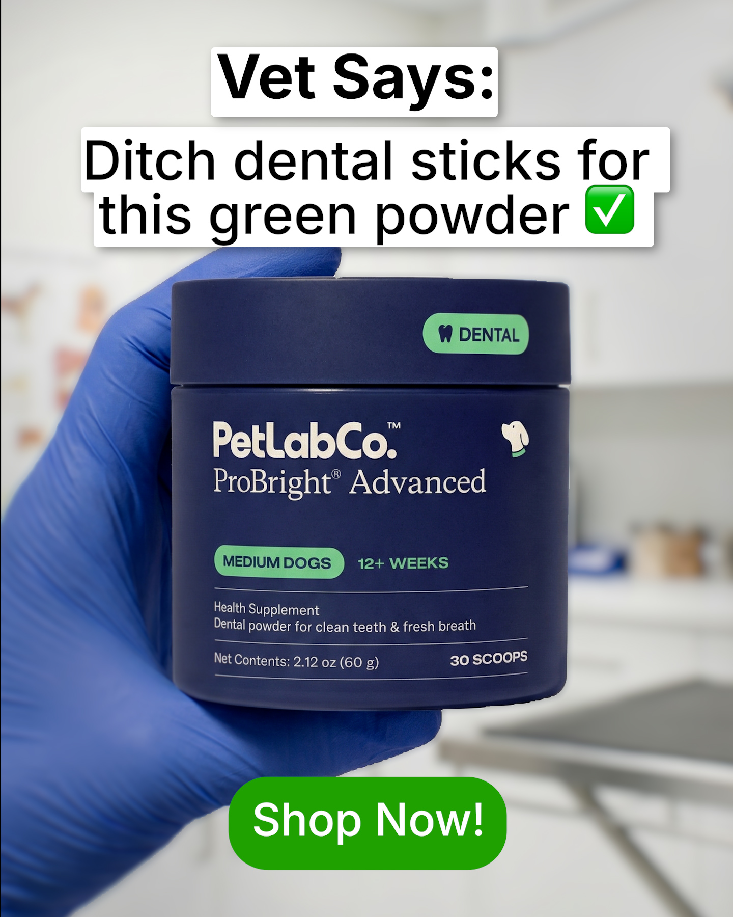 PetLab Co. Facebook ad