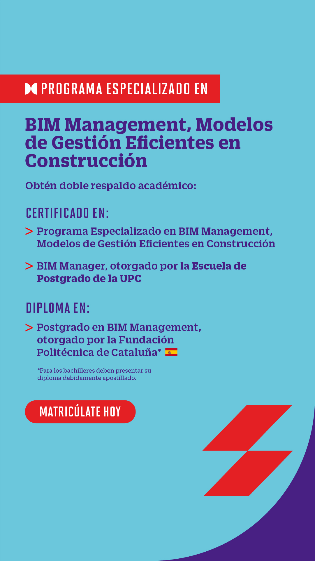 Postgrado UPC Facebook ad