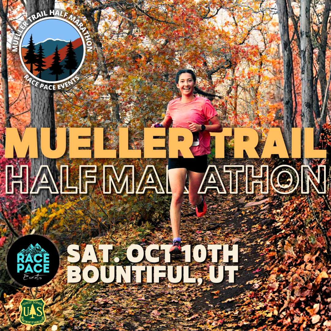 Race Pace Events Facebook ad: Mueller Trail Half Marathon
