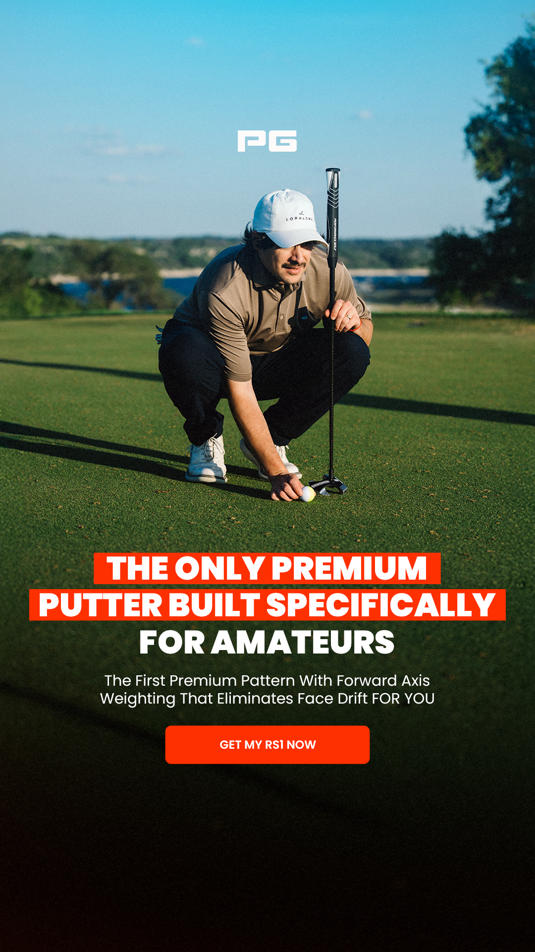 Performance Golf Facebook ad