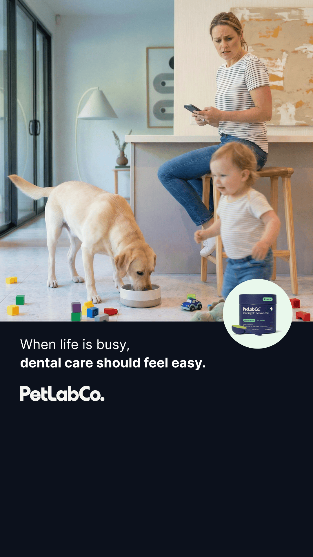 PetLab Co. Facebook ad