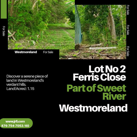 Jamaican Redevelopment Foundation INC. Facebook ad: Listing #: 3197, Lot No 2 Ferris Close, off Smithfield Road