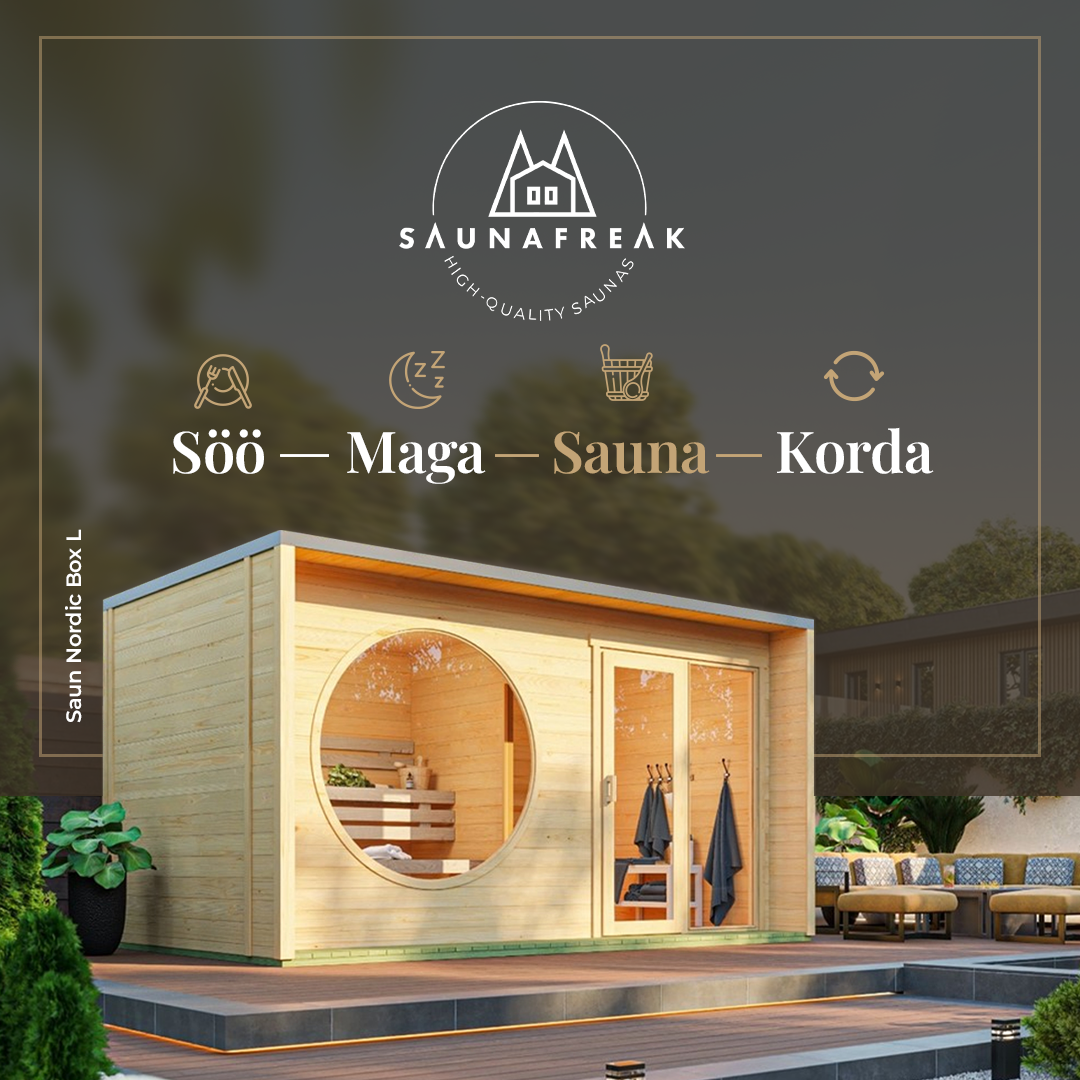 Saunafreak Facebook ad from Oct 2, 2025