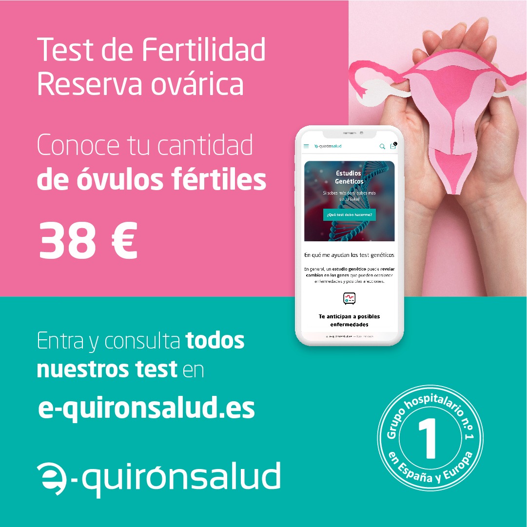 quirónsalud Facebook ad: Test de Fertilidad