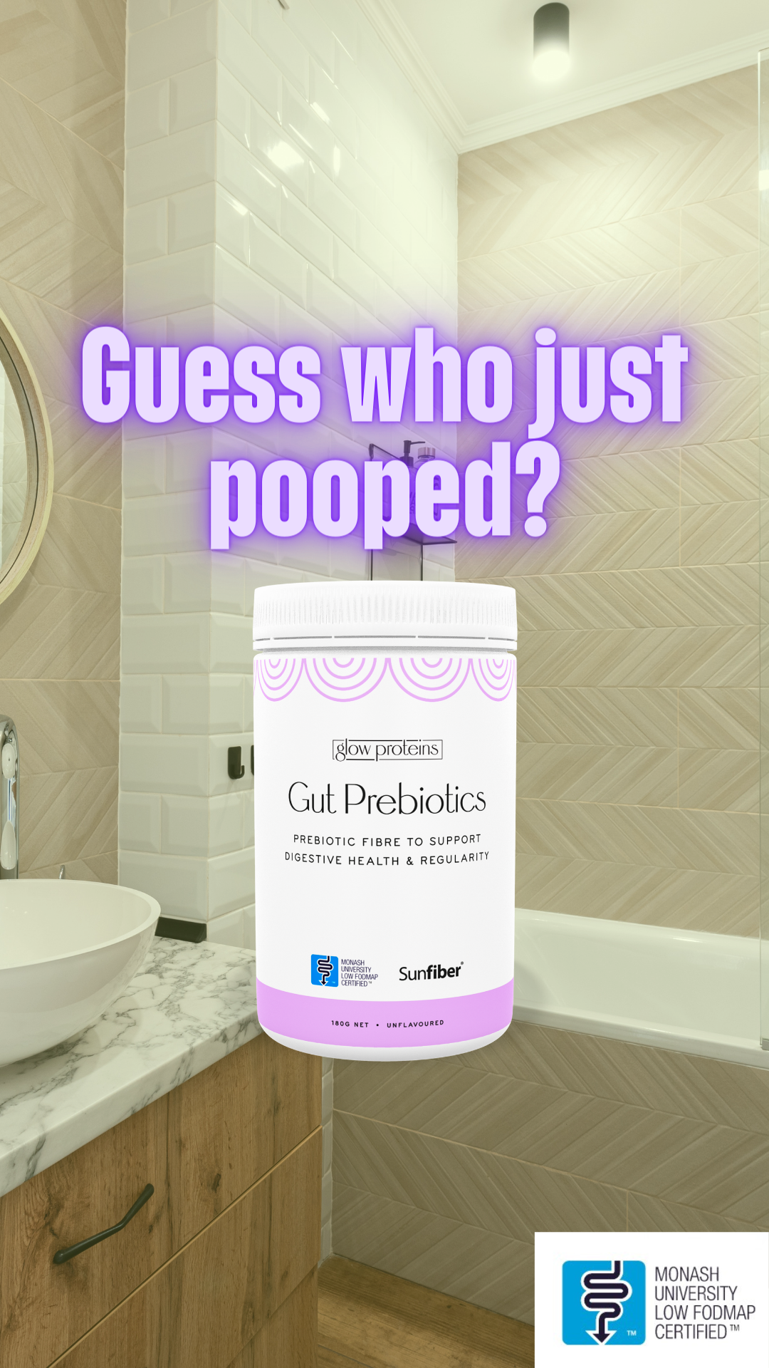 Glow Proteins Facebook ad from Sep 15, 2024