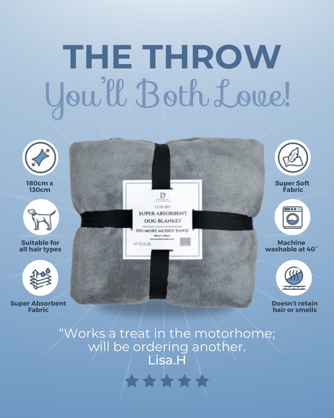 Pawdaw of London Facebook ad: Protect Your Sofa Without Compromising Style