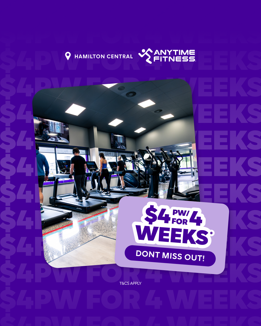 Anytime Fitness Hamilton NZ Facebook ad