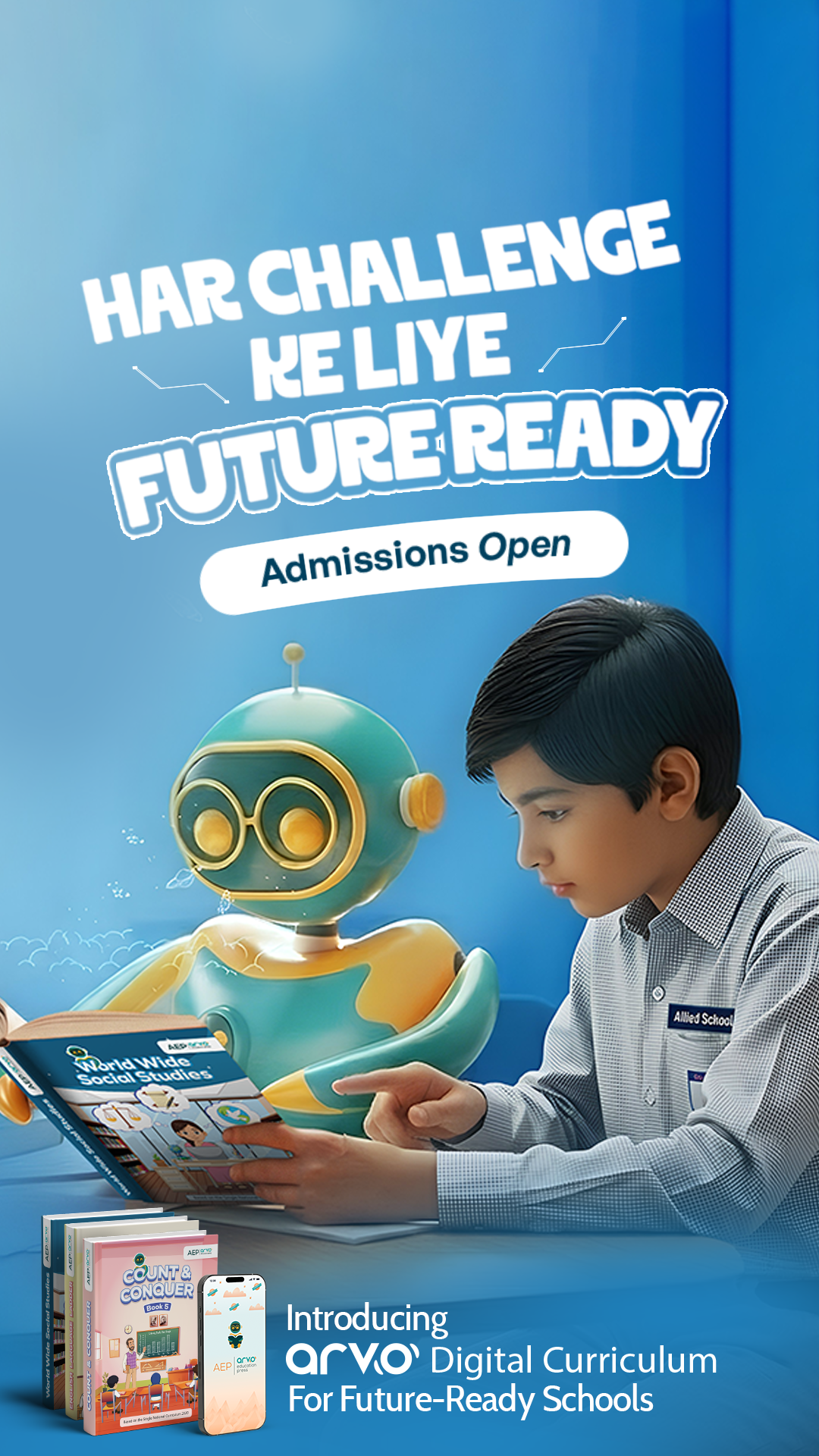 Allied Schools Facebook ad from Mar 27, 2026