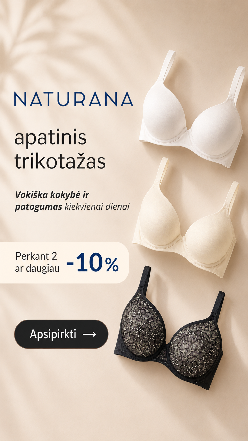 Daiktų Namai Facebook ad: PLIUS dydžių liemenėlės!