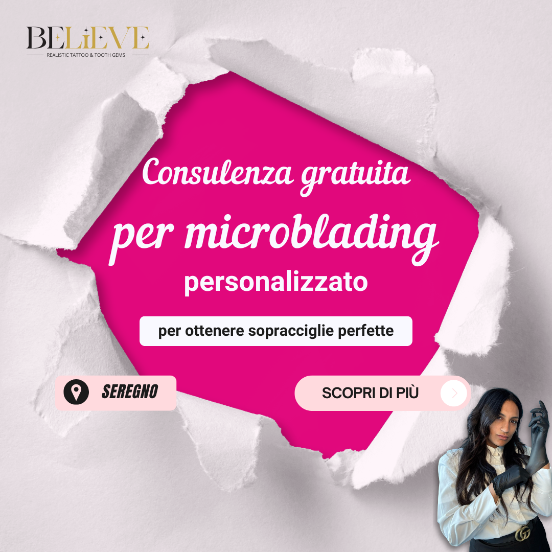 Believe Microblading Facebook ad: Sopracciglia dei tuoi desideri - Consulenza gratuita
