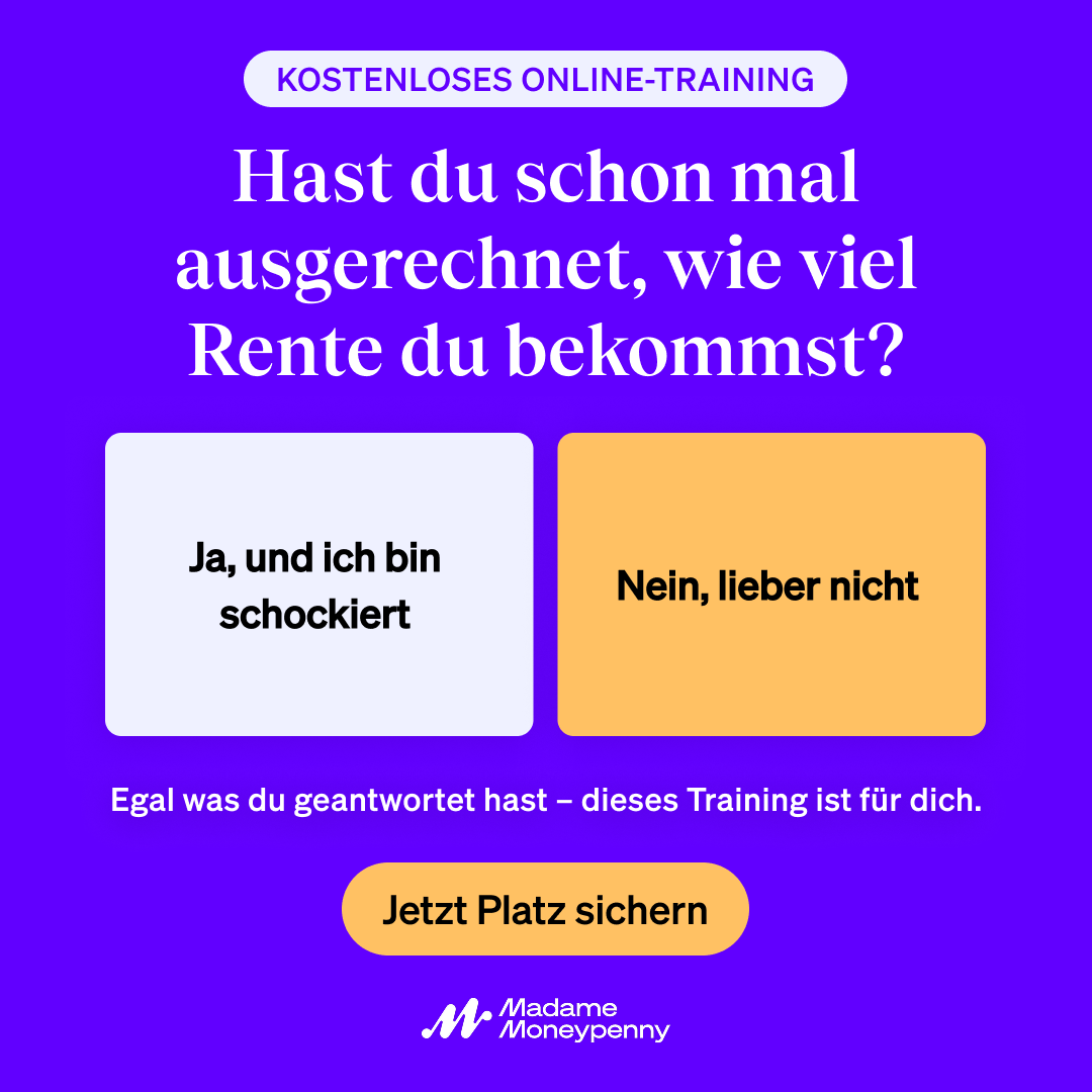 Madame Moneypenny Facebook ad