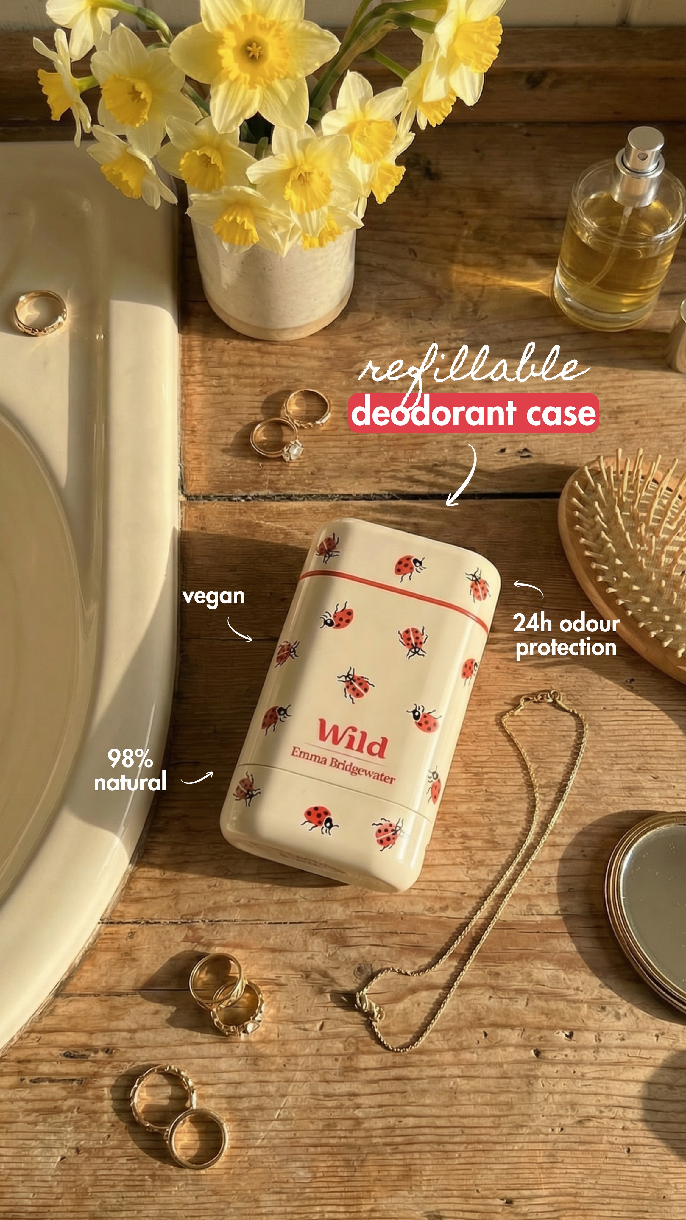 Wild Facebook ad: 24 hour freshness, now in full bloom