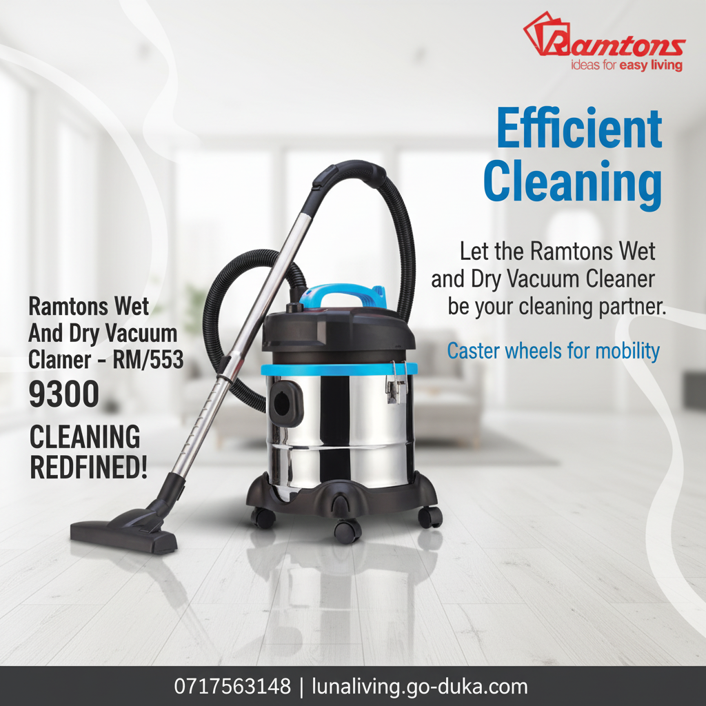 Luna Living Facebook ad: Efficient Cleaning