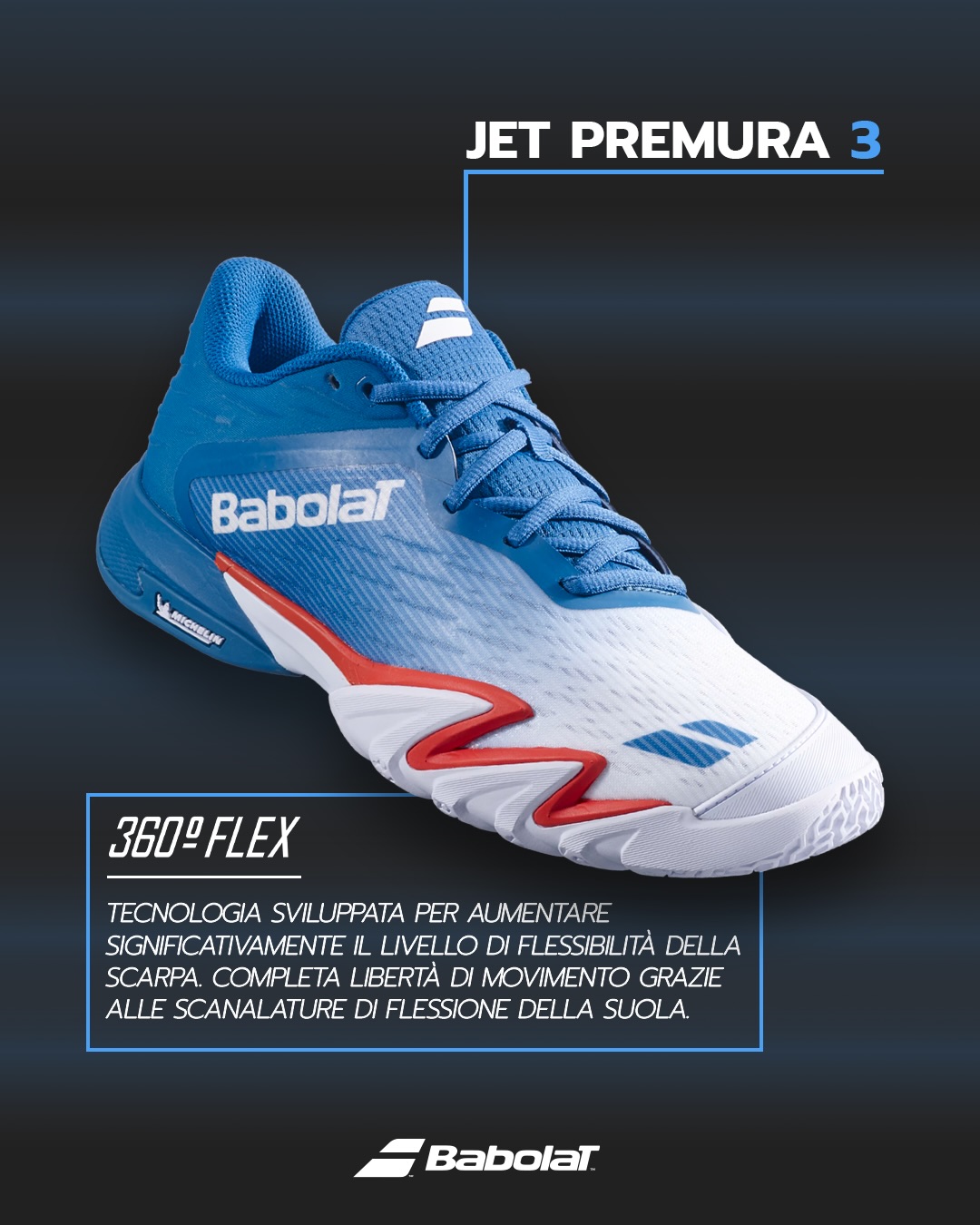 Babolat Facebook ad: JET PREMURA 3