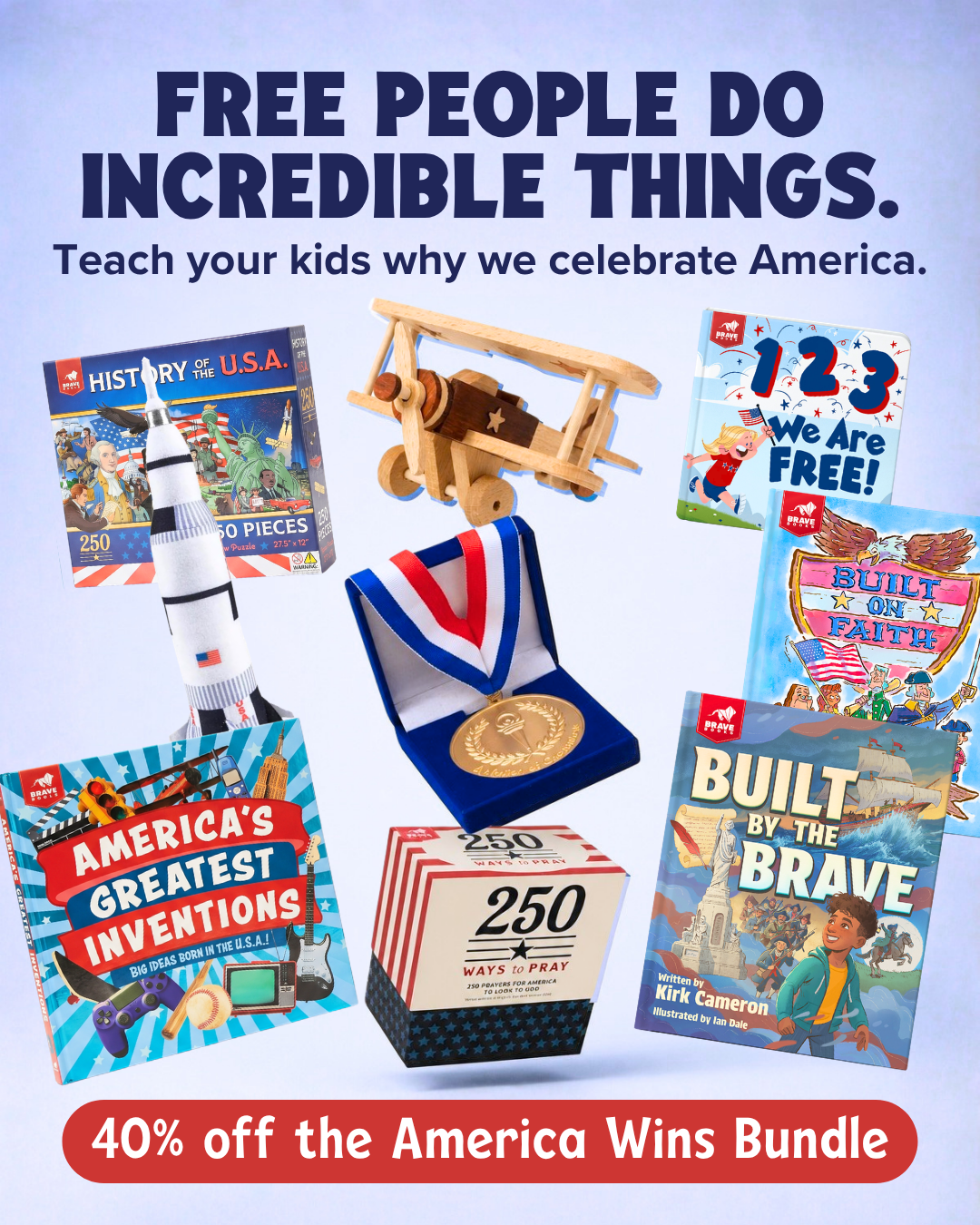 BRAVE Books Facebook ad