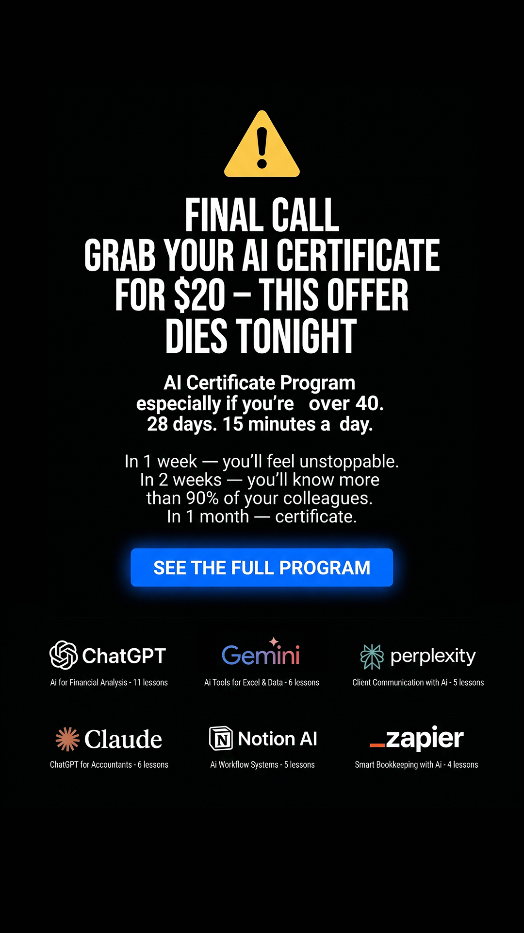 AI Made Simple Facebook ad