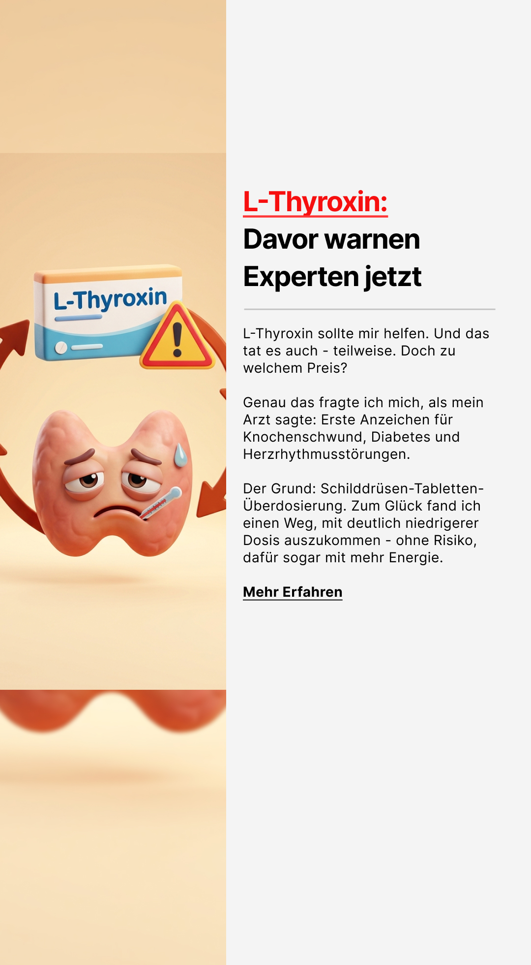 Mission Schilddrüse Facebook ad