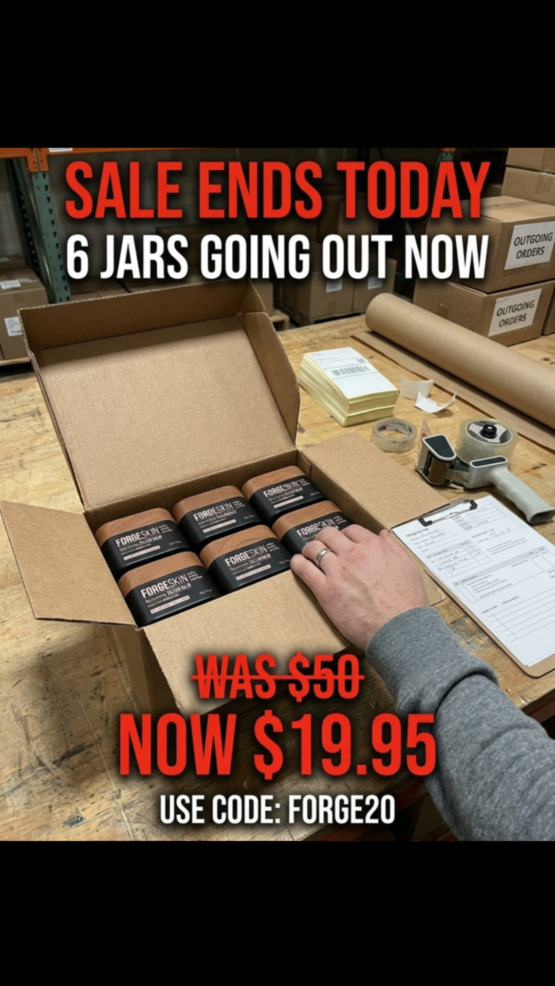 Forge Men Facebook ad