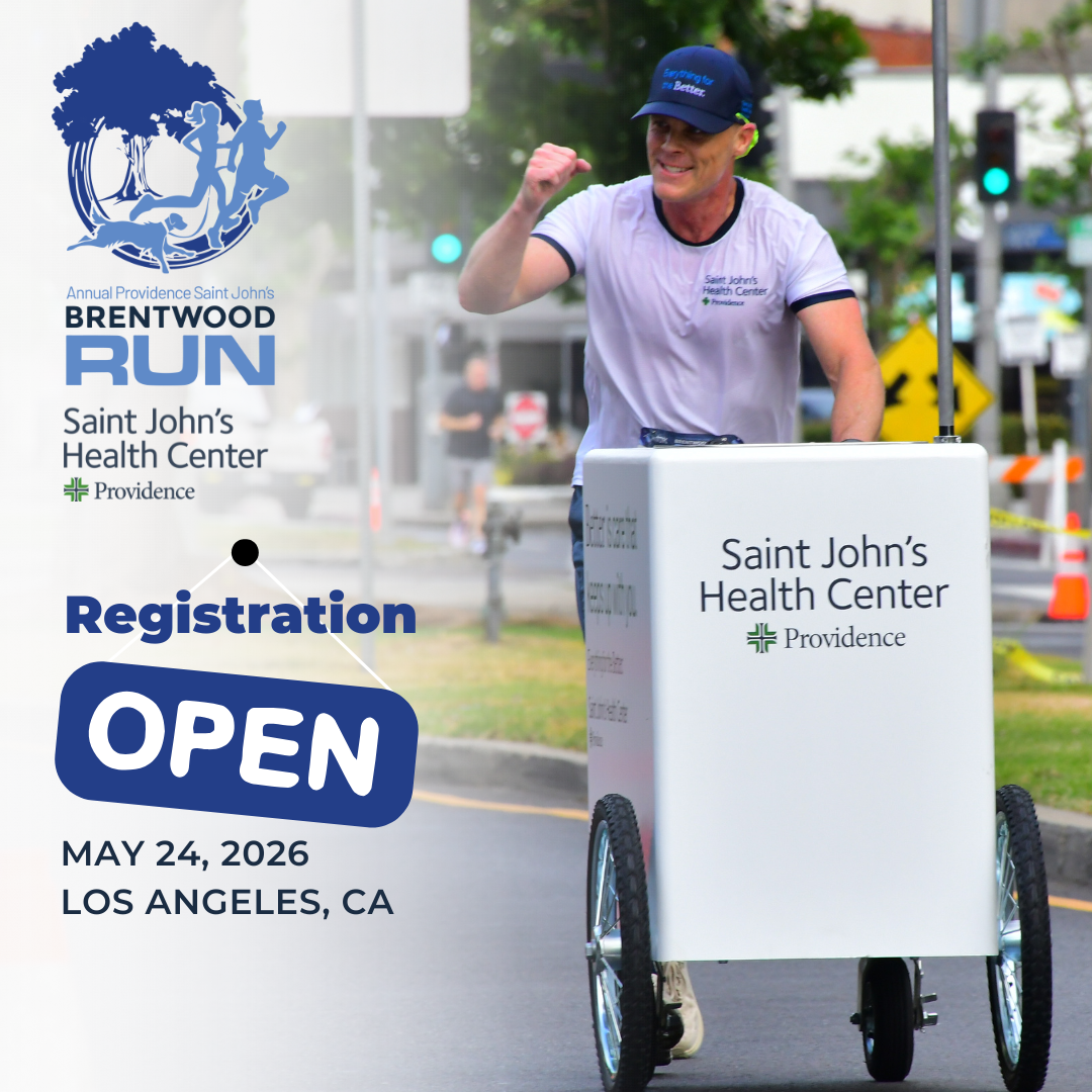 Providence Saint John's Health Center Brentwood Run Facebook ad: Brentwood Run | 5K, 10K & 1K Kids Run