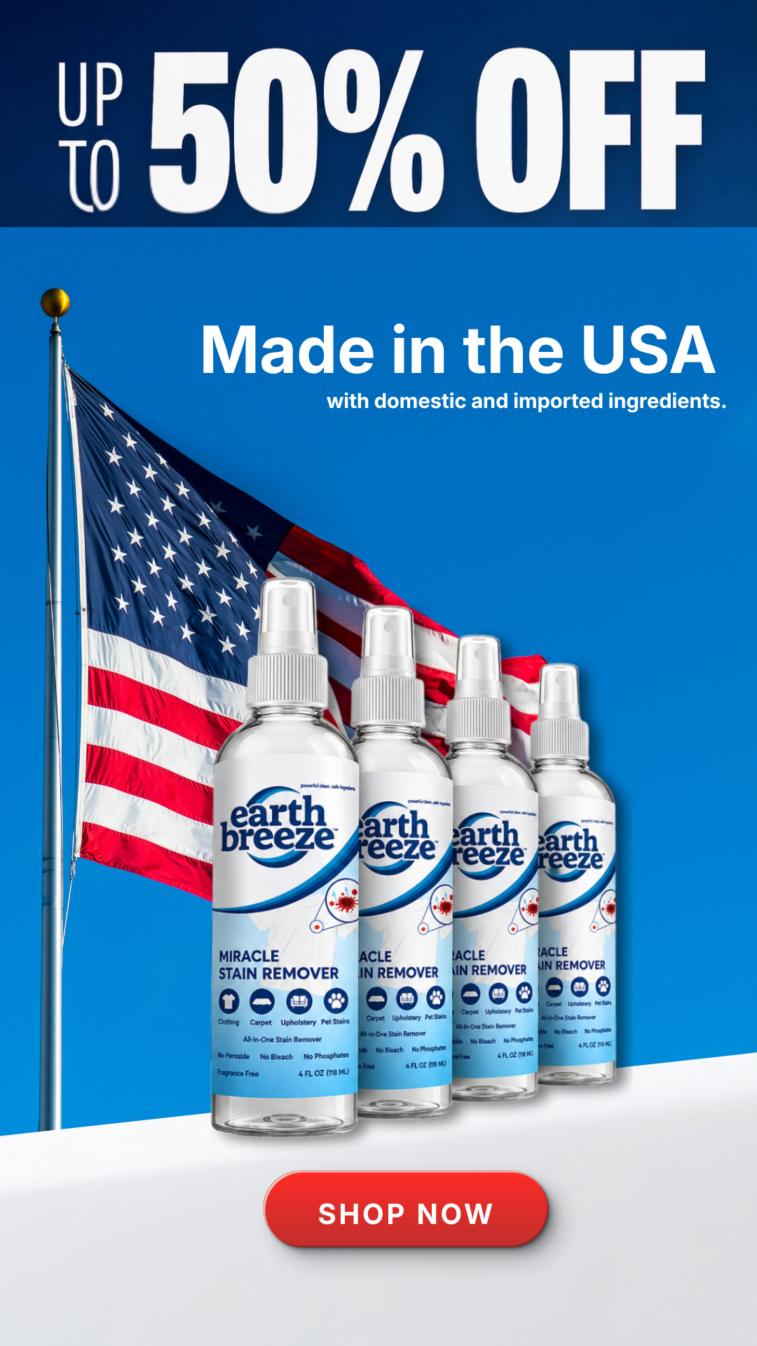 Earth Breeze Facebook ad