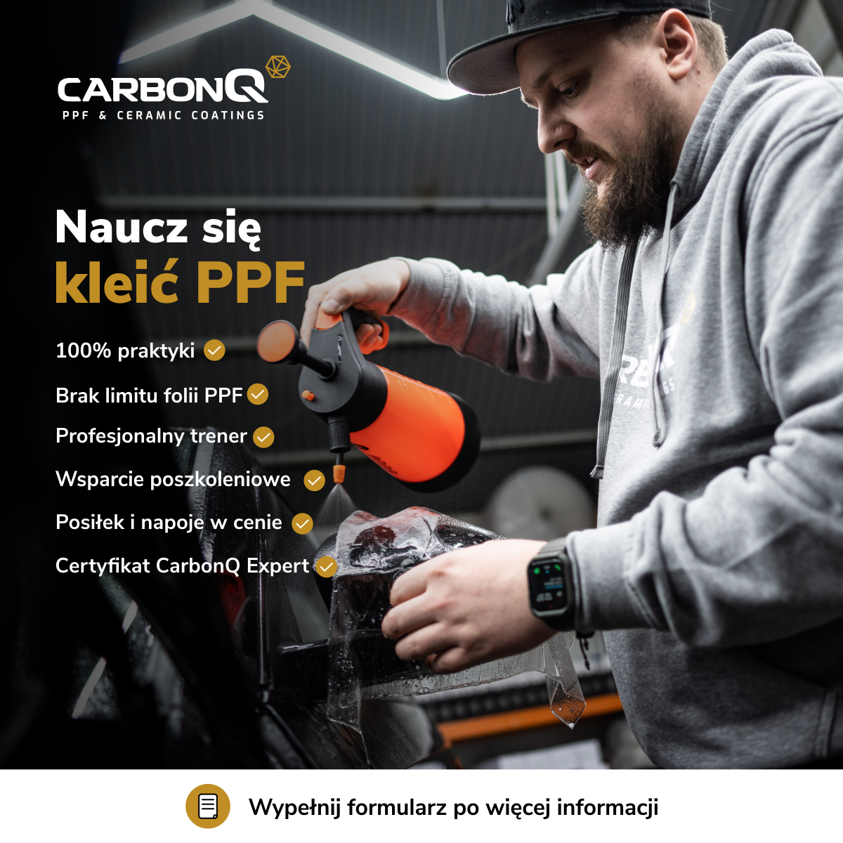 CarbonQ Poland Facebook ad from Nov 5, 2025